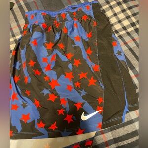 Nike Star Patterned Athletic Shorts